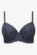 2 Pack Balconette Bras Blue & Grey (2)