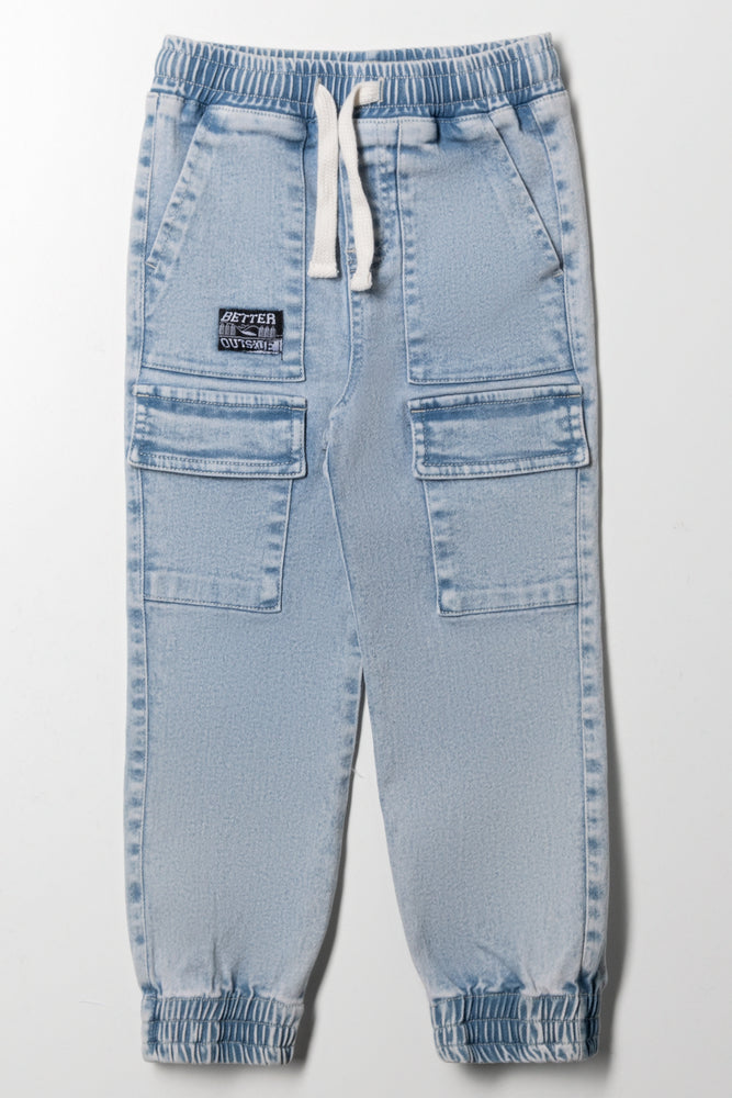 Cargo Pants Light Blue