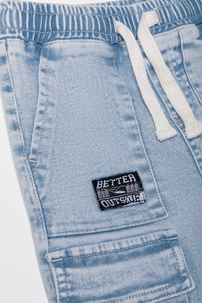 Cargo Pants Light Blue (1)