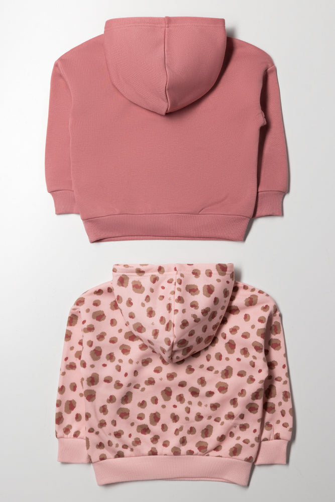 2 Pack Best Friends Hoodies Pink (2)