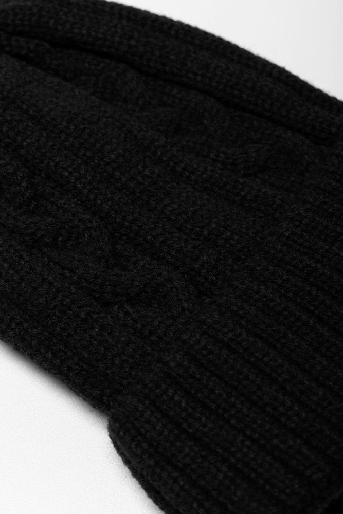 Beanie And Gloves Set Black
