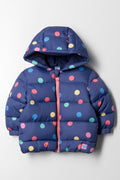 Spot Puffer Jacket Navy