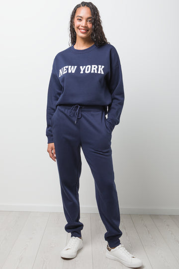Fleece Joggers Blue