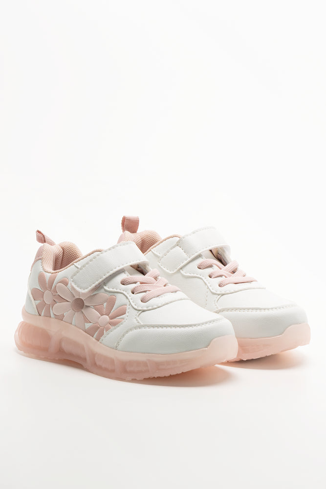 Daisy Light Up Trainers White