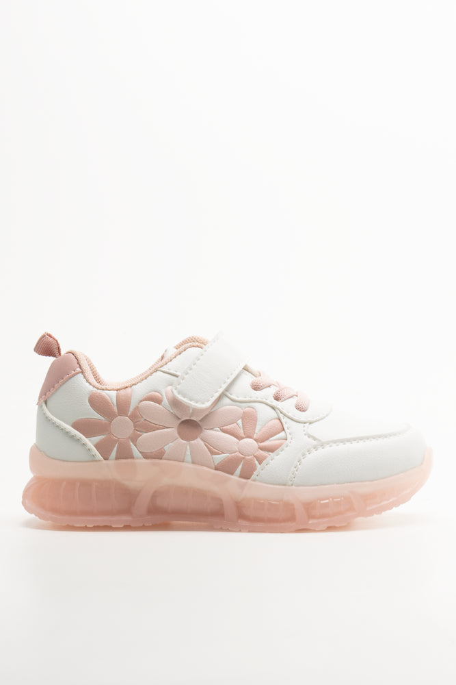 Daisy Light Up Trainers White