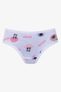 Minnie Mouse 3 Pack Bikini Panties White, Pink And Blue (1)