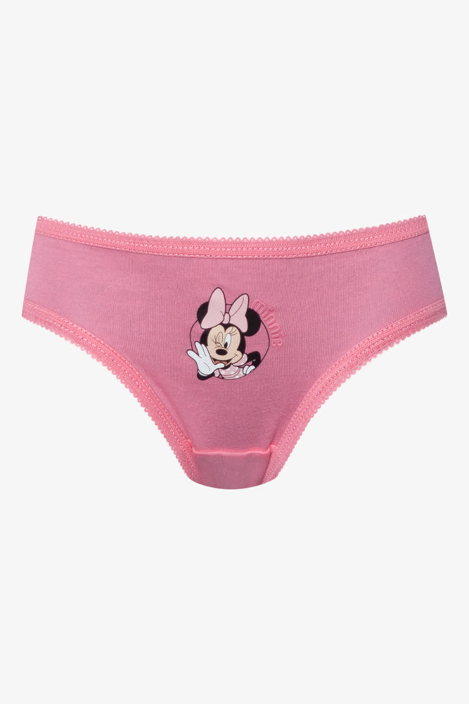 Minnie Mouse 3 Pack Bikini Panties White, Pink And Blue (2)