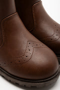 Ditsy Chelsea Boots Tan (2)