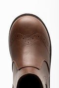 Ditsy Chelsea Boots Tan (4)