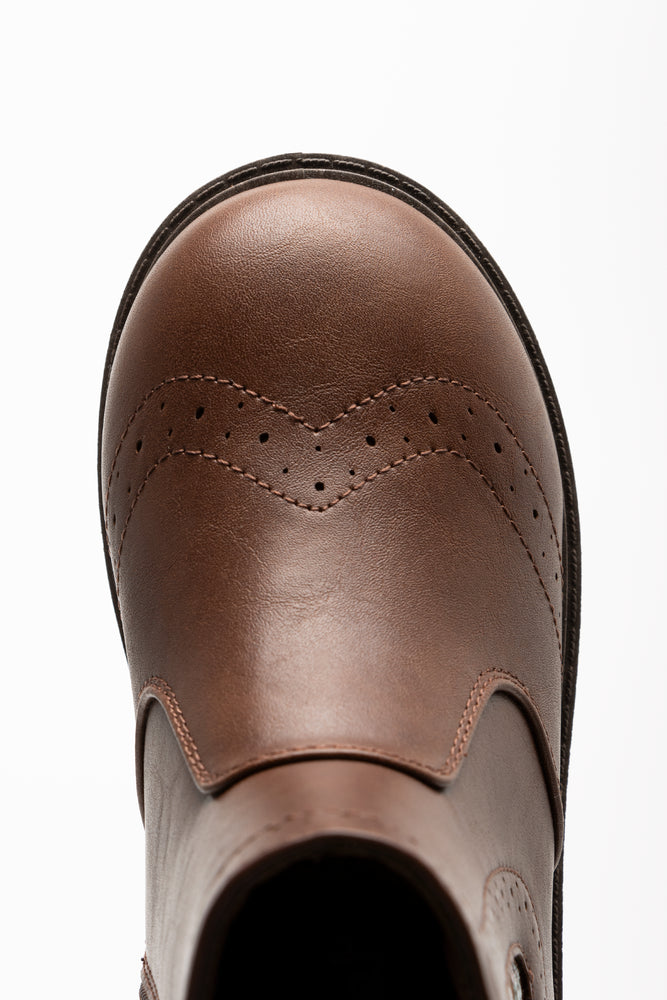 Ditsy Chelsea Boots Tan (4)