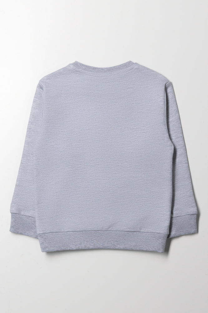 Superman Crew Neck Tracktop Grey (2)
