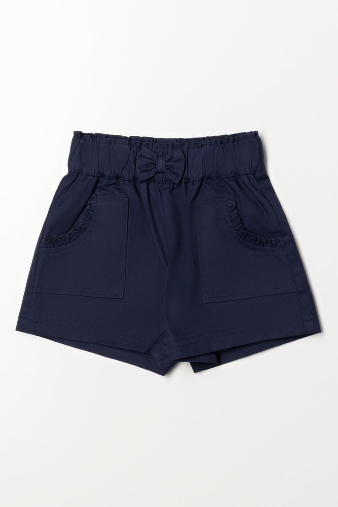 Twill Shorts Navy