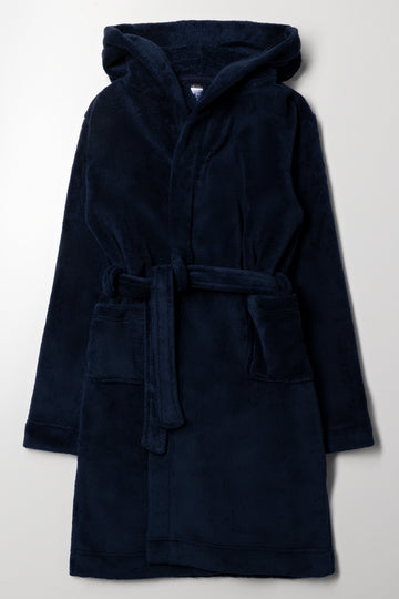 Fleece Gown Navy