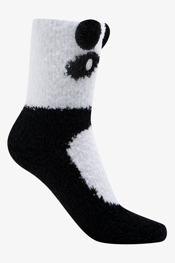 2 Pack Panda Socks Black And White (1)