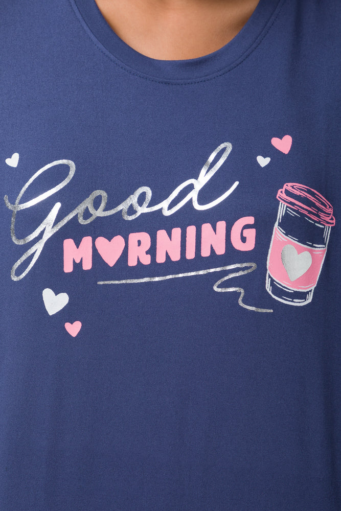 Good Morning Sleepshirt Navy (3)