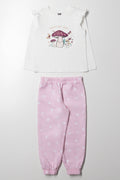 Mushroom Pyjamas White And Pink