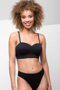3 Pack Seam-Free Thongs Black, Grey And White
