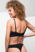 3 Pack Seam-Free Thongs Black, Grey And White (3)
