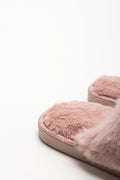Fur Trim Slippers Pink (3)
