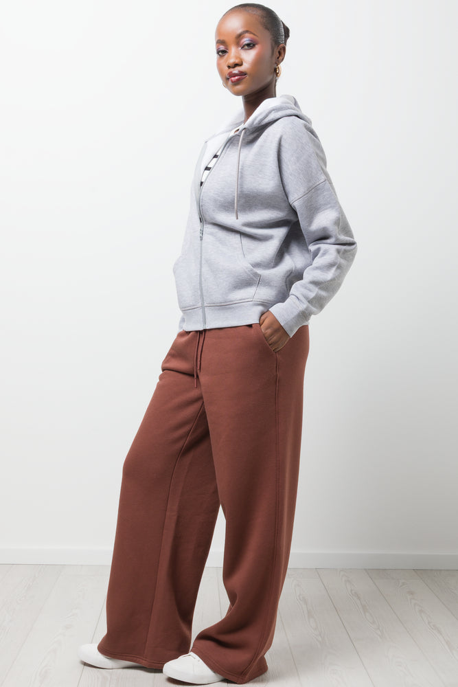 Zip Through Hooded Tracktop Grey