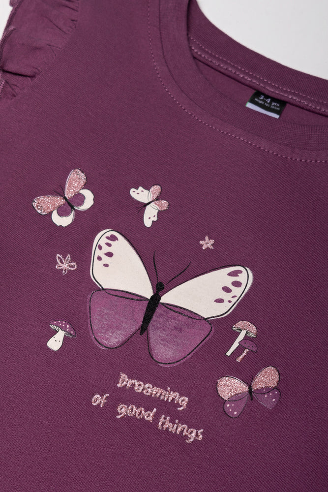 Butterfly Pyjamas Purple