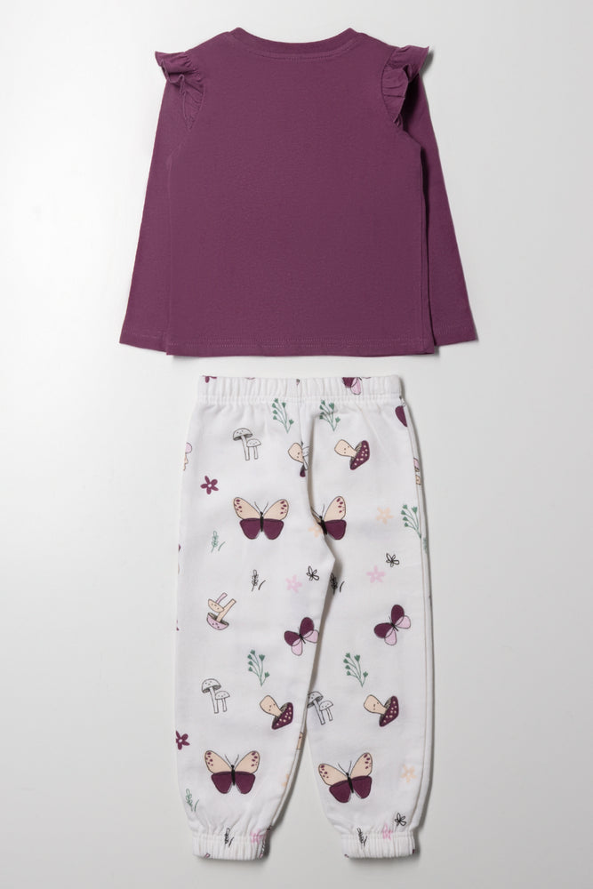 Butterfly Pyjamas Purple (3)