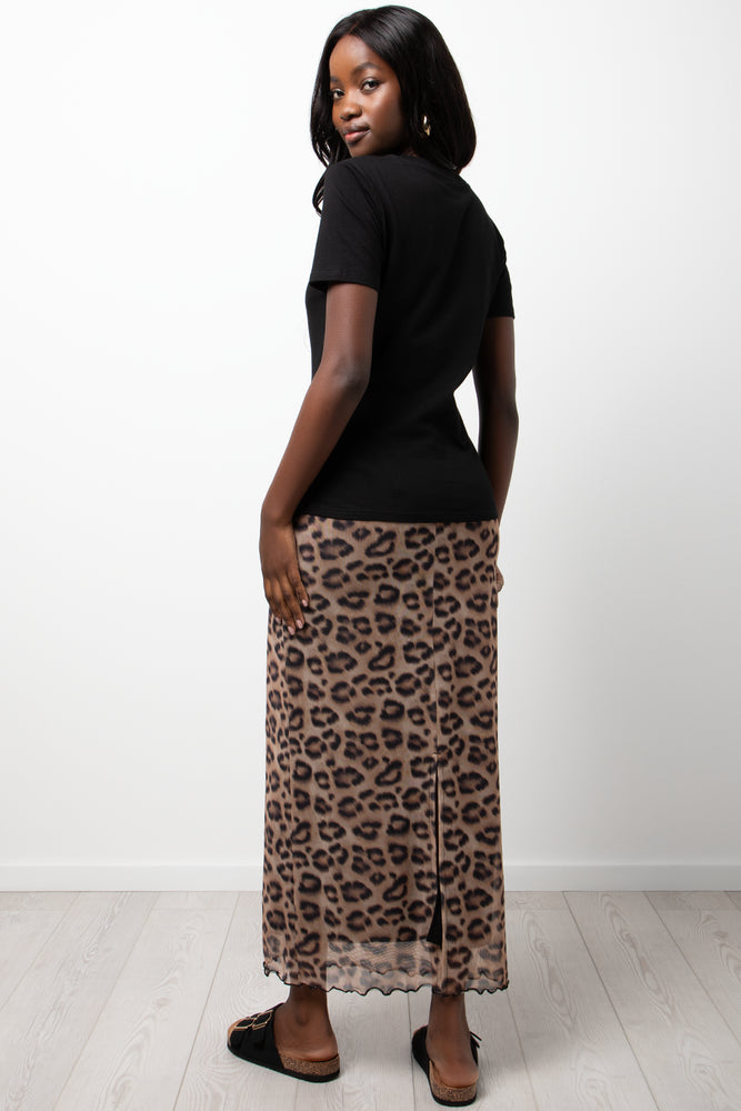 Crew Neck Short Sleeve Fitted T-Shirt Black (2)
