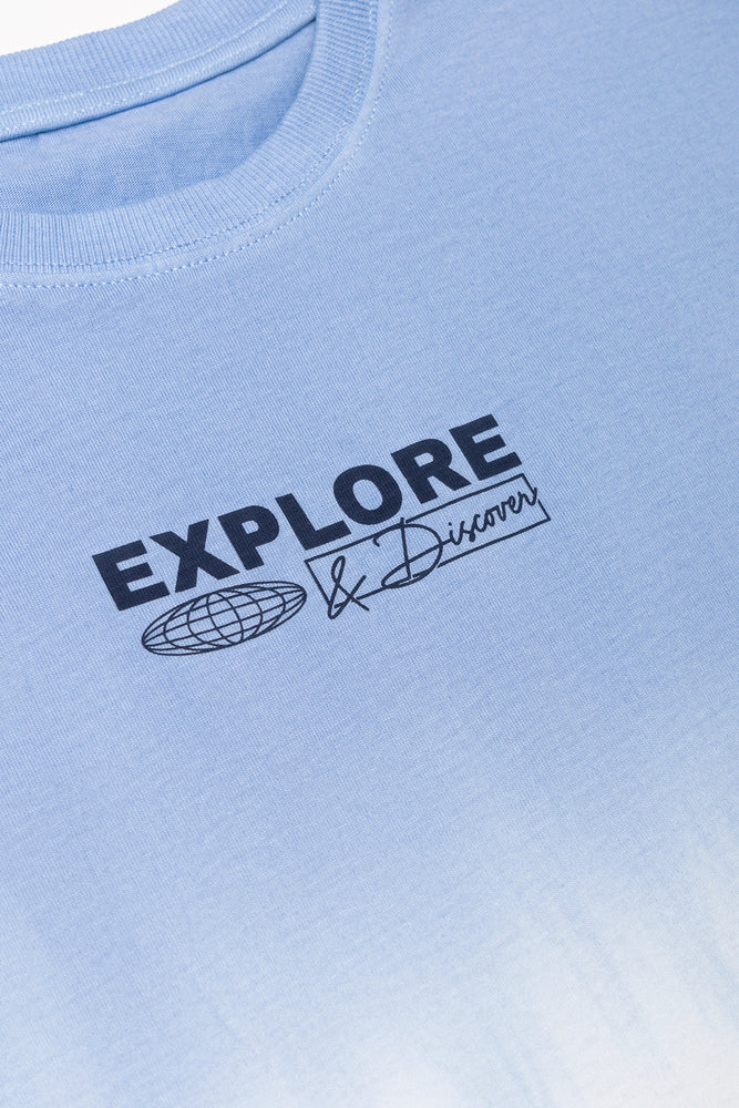 Ombre T-Shirt Blue