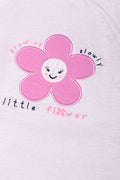 Flower Babygrow Pink (1)