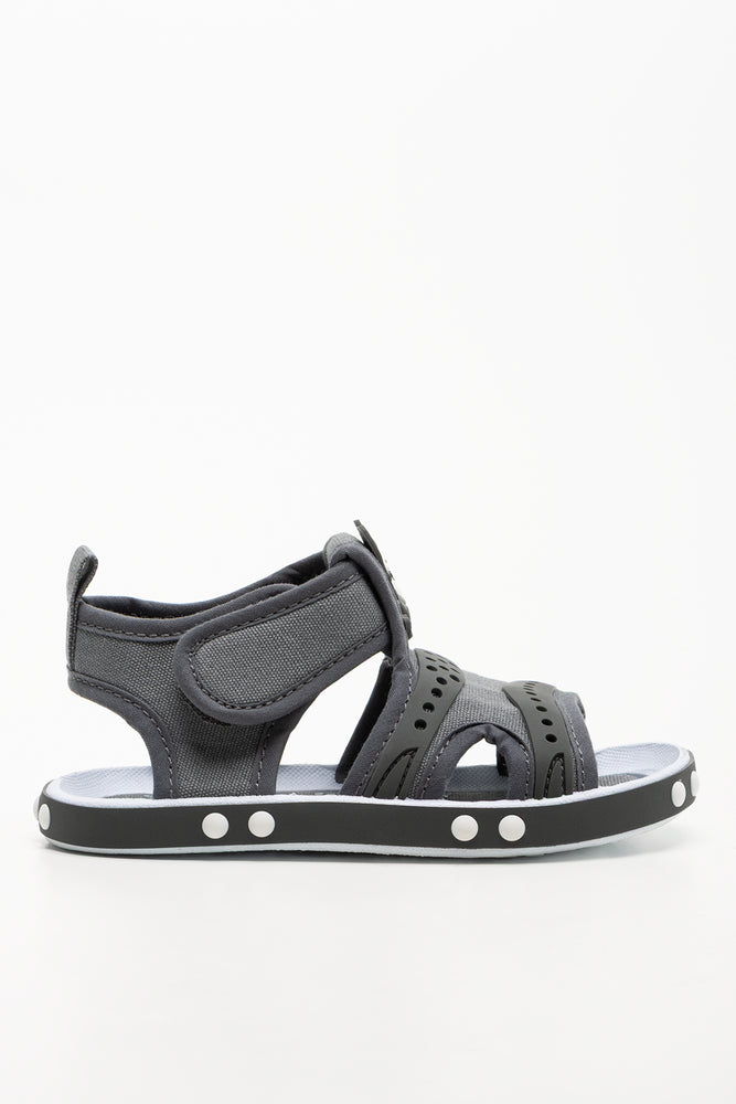 Dog Foxing Sandals Grey