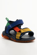 Double Strap Velcro Sandal Multi (1)