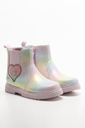 Frozen Chelsea Boots Pink