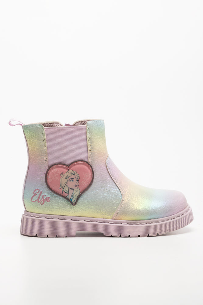 Frozen Chelsea Boots Pink