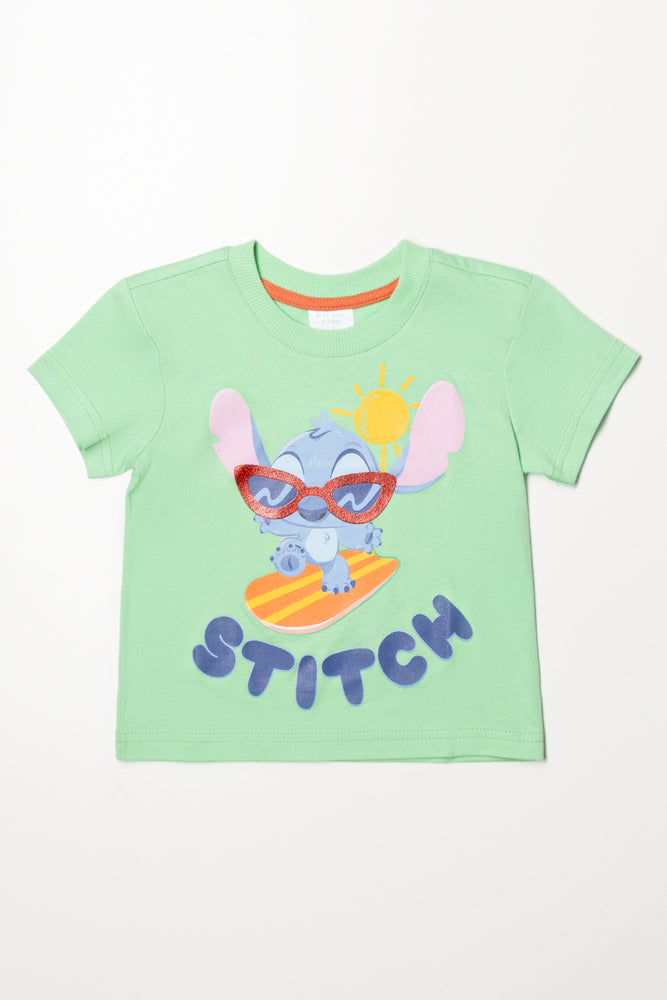 Lilo And Sitch Short Sleeve T-Shirt Green