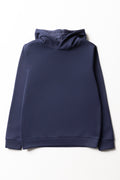 Knit Hooded Tracktop Navy