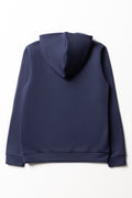 Knit Hooded Tracktop Navy (2)