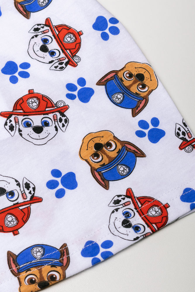 Paw Patrol 2 Pack T-Shirts Blue And White (2)