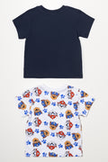 Paw Patrol 2 Pack T-Shirts Blue And White (3)