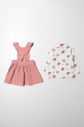 Paw Patrol Corduroy Pinafore Set Pink (3)