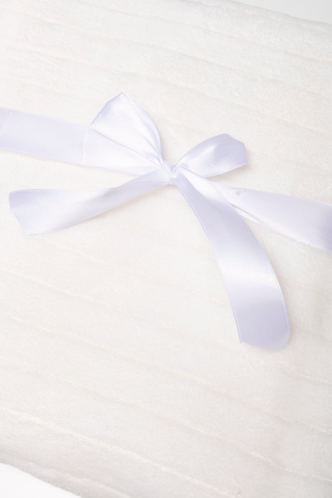 Rib Waffle Blanket White (1)