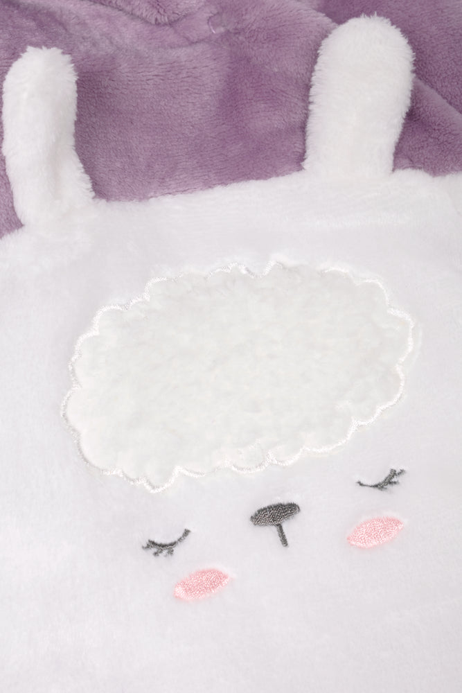 Sheep Babygrow Purple (1)