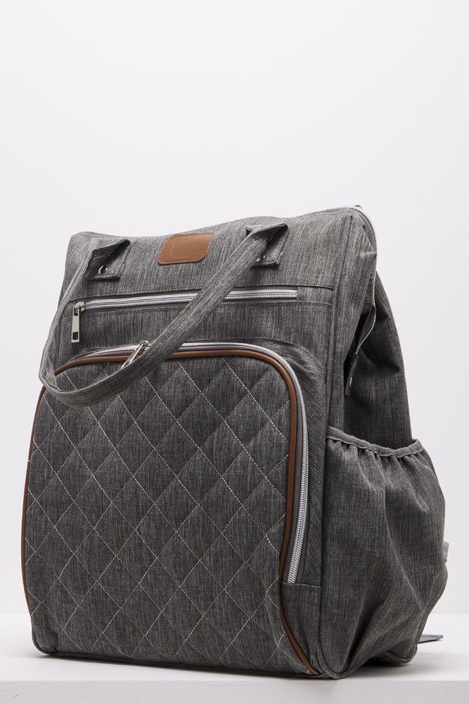 GREY UPPER HANDLE BACKPACK (1)