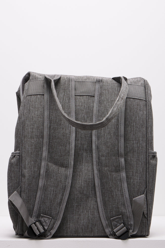 GREY UPPER HANDLE BACKPACK (2)