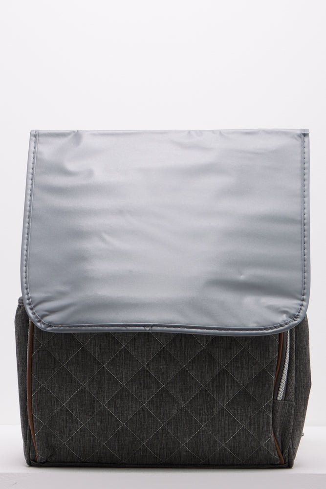 GREY UPPER HANDLE BACKPACK (3)
