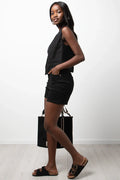 Denim Shorts Black (2)