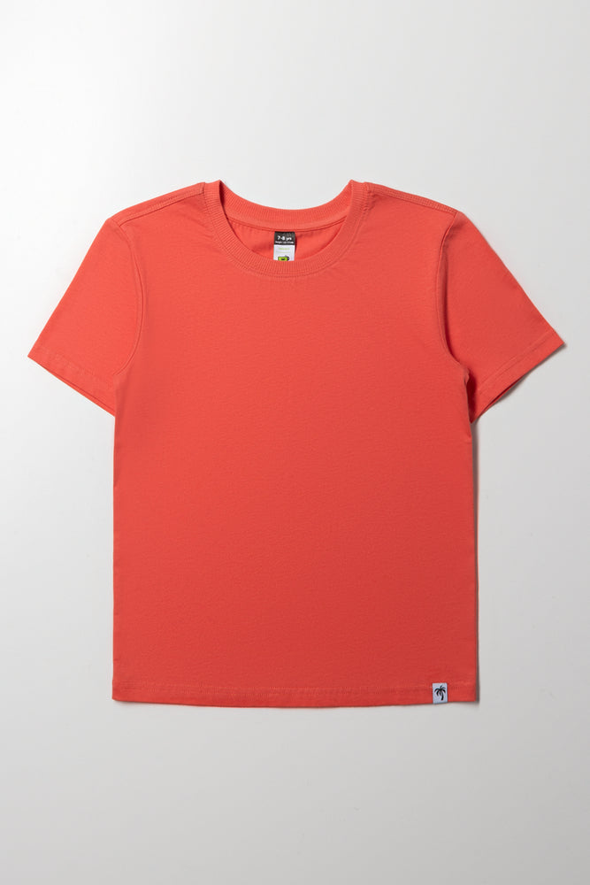 Short Sleeve T-Shirt Coral