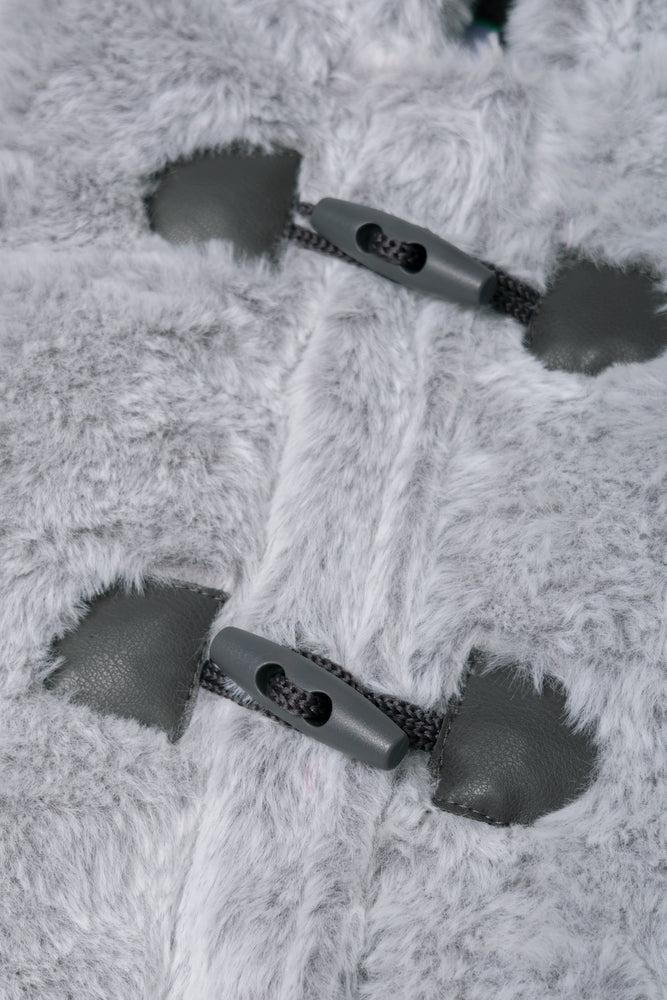 Fur Babygrow Grey