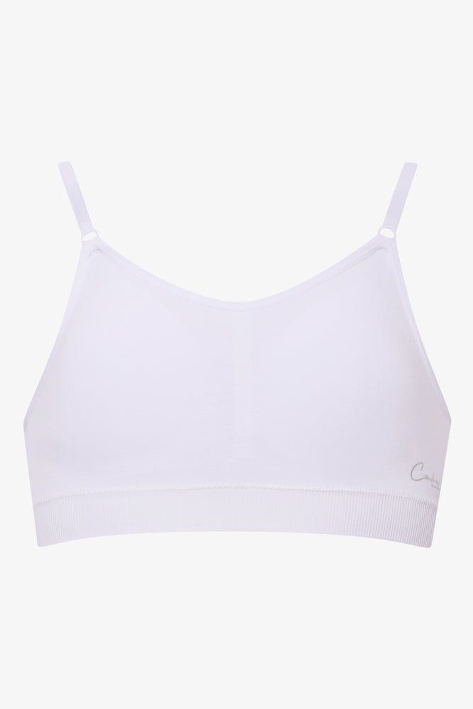 2 Pack Seamfree Bras White (2)