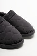 Quilted Slippers Dark Grey (2)