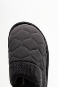 Quilted Slippers Dark Grey (4)